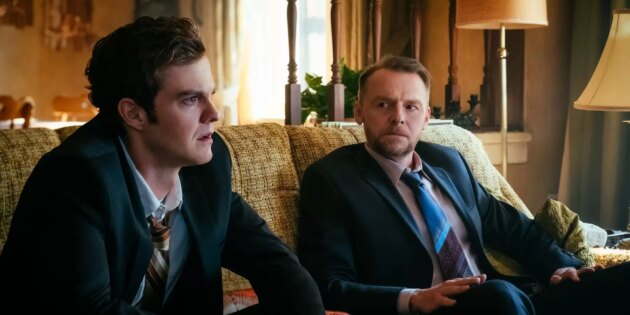 The Boys : Photo Jack Quaid, Simon Pegg